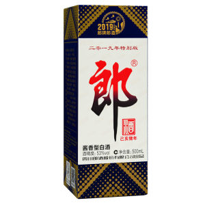 [猪年郎酒]郎牌郎酒2019年己亥猪年 53度酱香型白酒12瓶 过节送礼