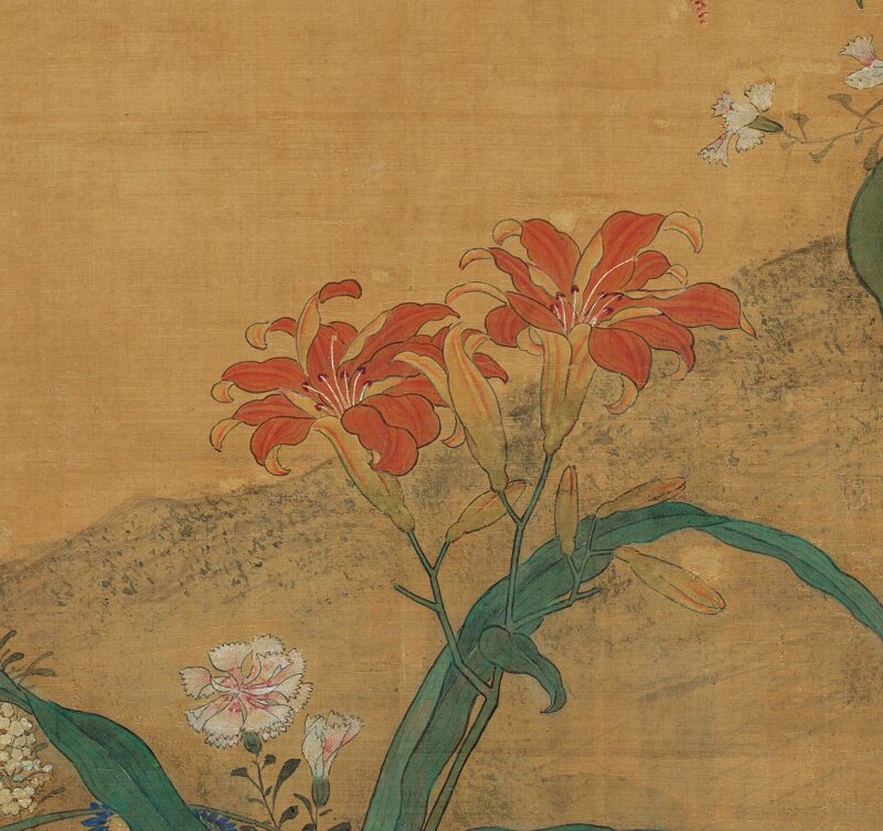 古代花怎么画,古代画,古代的花_大山谷图库