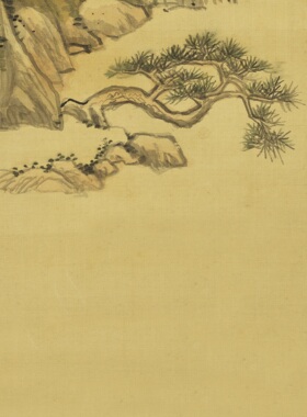 王原祁春云出岫图微喷山水画