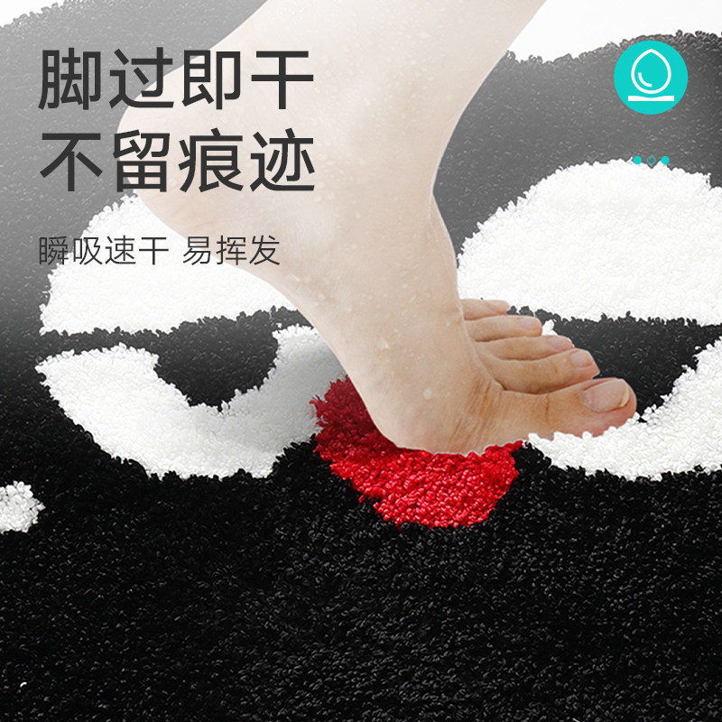 转椅垫子卧室地毯卫生间门垫浴室吸水垫防滑速干脚垫卡通可爱地垫,淘宝优惠券,粉丝福利购,淘宝优惠卷