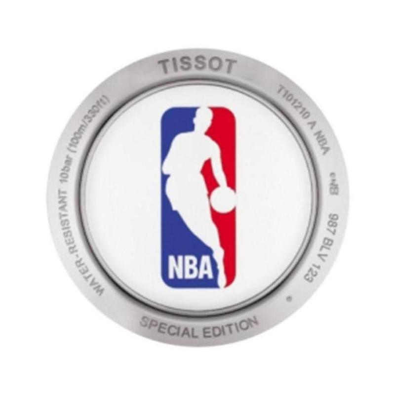 天梭女手表Tissot瑞士NBA PR100石英钢带33mm礼物腕表2683753 - 图1