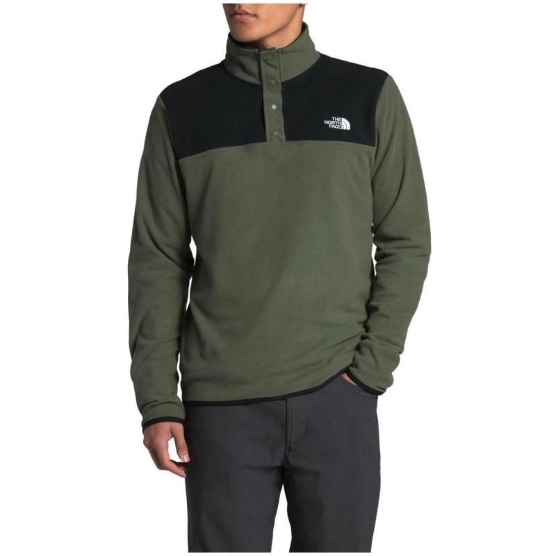 THE NORTH FACE/北面男T恤长袖立领拼色休闲正品1486-NF0A4AJD - 图2