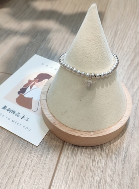 包邮「小财迷」925元宝红绳银珠手串龙年本命年纯银手链女神礼物