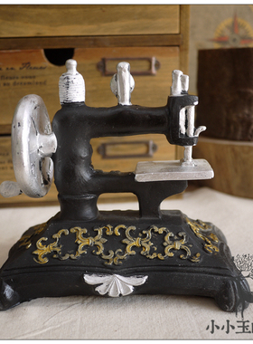 复古怀旧风橱窗摄影道具工艺摆件