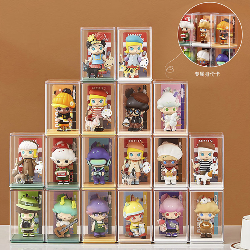 Adapted to multi-type doll blind box storage display stand