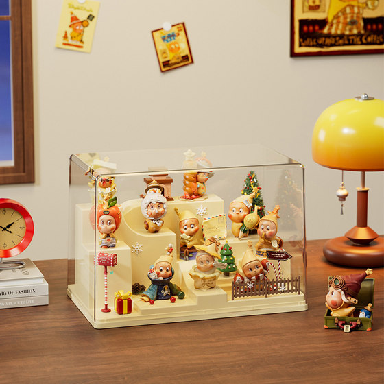 Creative landscaping dustproof figure display box