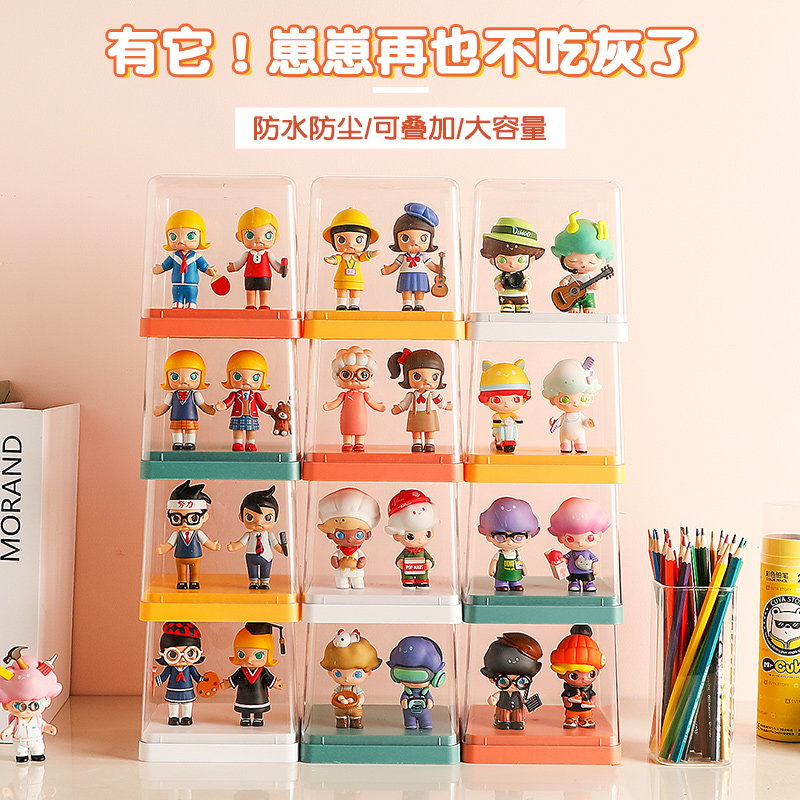 Kaman blind box storage dustproof display cabinet shelf