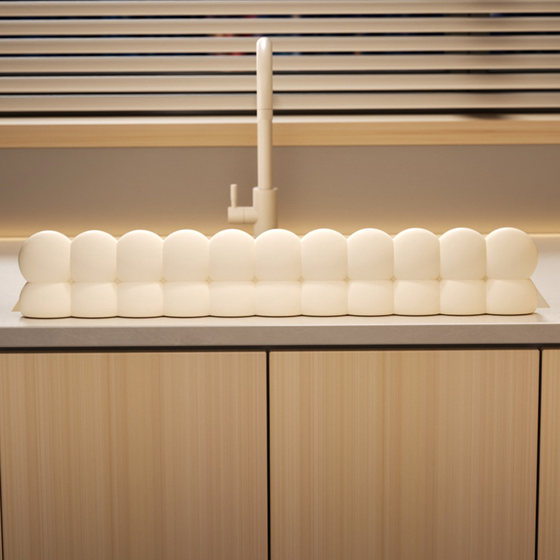 Silicone sink water retaining board kitchen sink water retaining strip