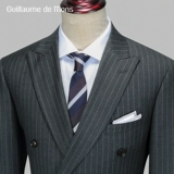 [Aoya] Мужская двойная светящаяся шерстяная шерстяная одежда Деловая одежда Страница Shanxi Slim Supt Jacket Grey Top Men