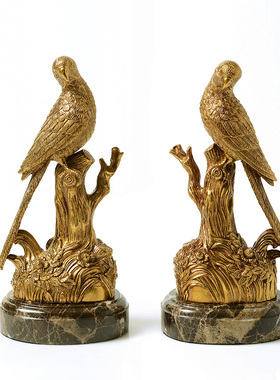 欧式风全铜办公室样板房家居装饰