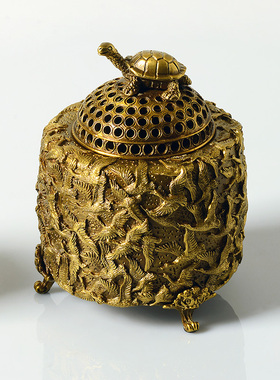 欧式风全铜千鹤高端富贵香熏炉