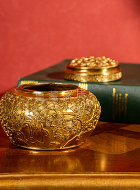黄铜创意艺术香炉摆件
