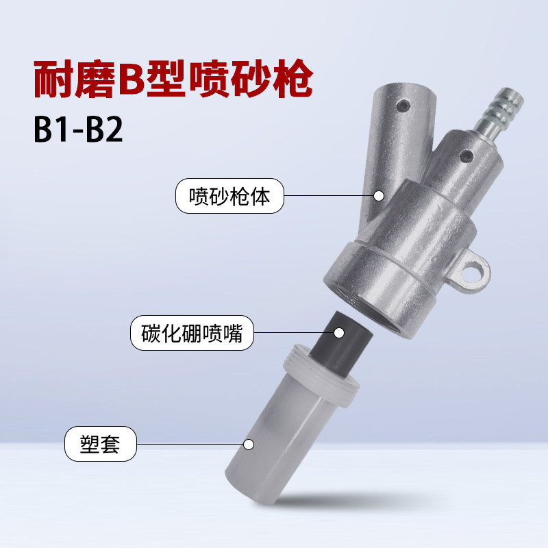 喷砂枪头气动除锈碳化硼喷嘴耐磨手动自动箱式螺纹喷砂机配件包邮,淘宝优惠券,粉丝福利购,淘宝优惠卷