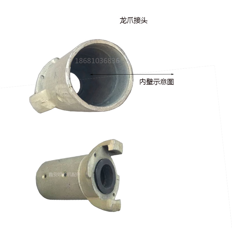 正品高压移动喷沙机罐配件大小龙爪快速接头密封枪头砂管缸橡胶圈 - 图2