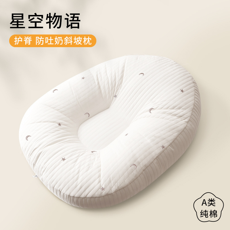 婴儿防吐奶斜坡枕垫防溢奶呛奶新生儿躺靠垫喂奶躺喂神器宝宝枕头 - 图2