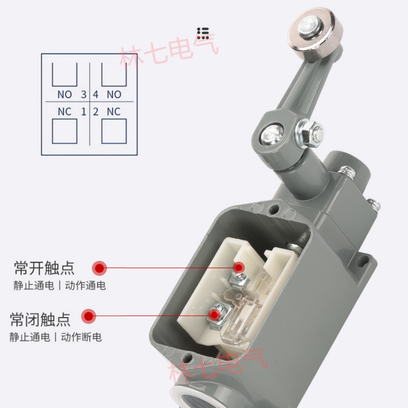 正泰行程开关YBLX-K1/311 411 511机床滚轮微动限位开关JLXK1-111 - 图0