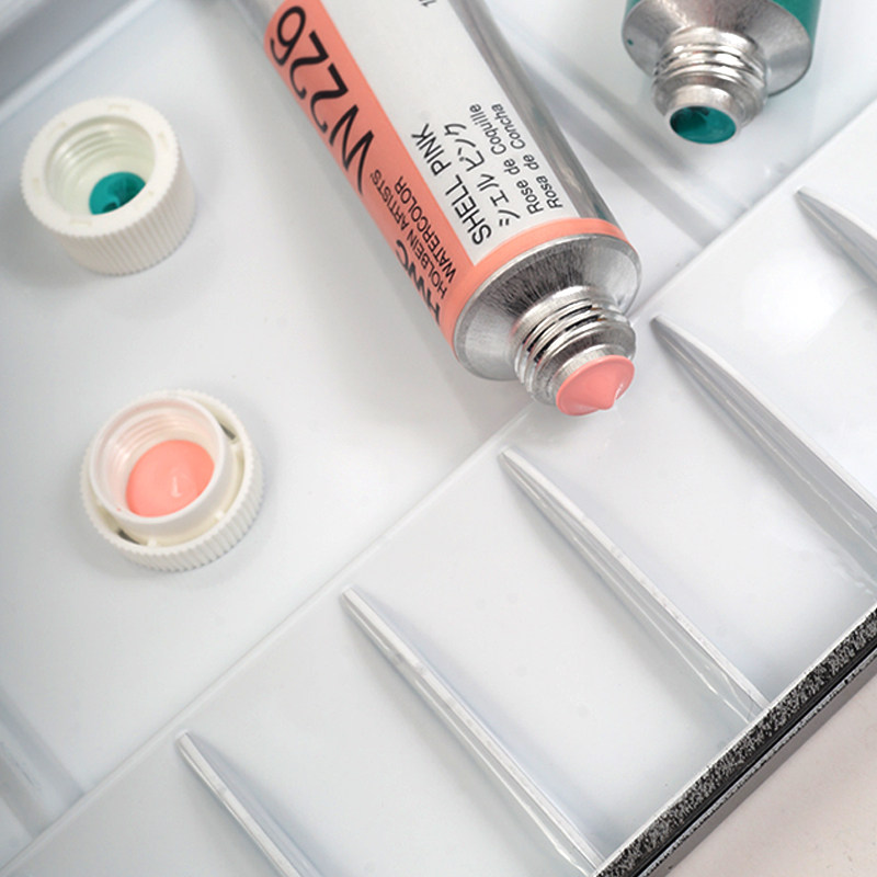 Holbein荷尔拜因 铝制水彩调色盘画板13/26/30/35/39格调色盒,淘宝优惠券,粉丝福利购,淘宝优惠卷