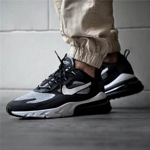 Nike/耐克 Air Max 270 REACT 男女气垫缓震休闲运动跑步鞋AT6174 - 图1
