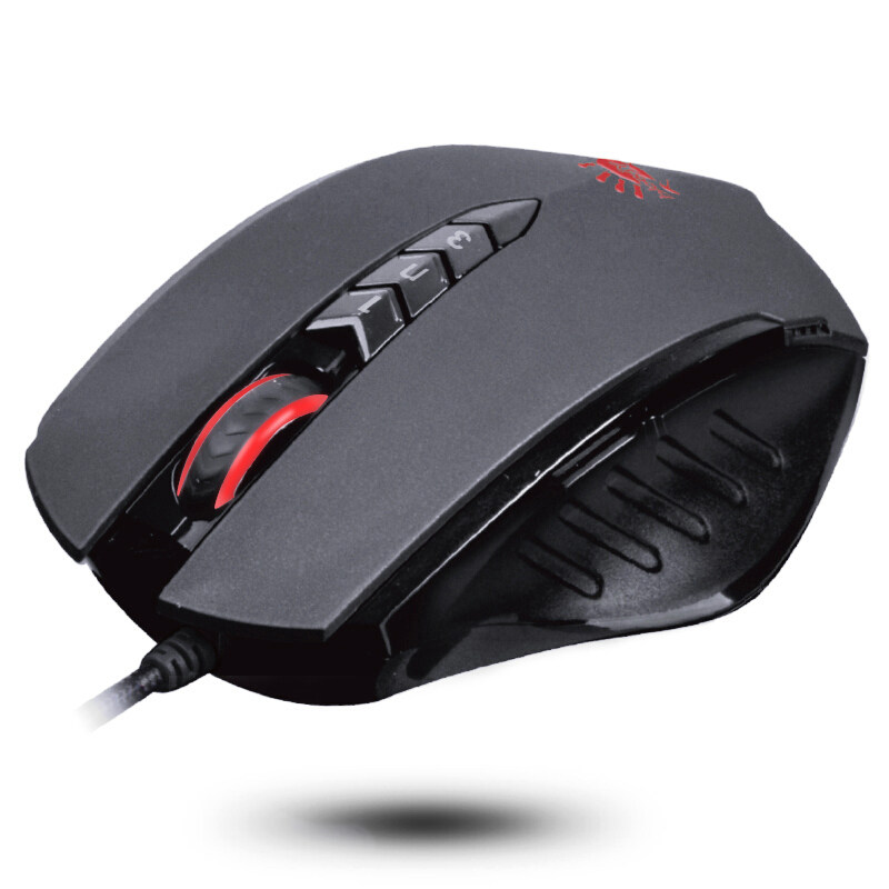 双飞燕血手幽灵V8M有线电竟游戏鼠标绝地求生吃鸡宏编程