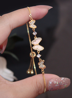 小众轻奢高级感四叶草手链四叶草