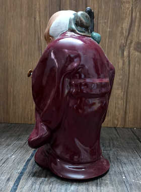 陶瓷寿星公老人长辈恩师生日礼物