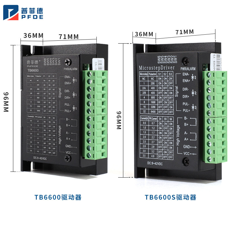 42/57步进电机驱动器TB6600升级版32细分 4A DC9-42V现货保障包邮,淘宝优惠券,粉丝福利购,淘宝优惠卷