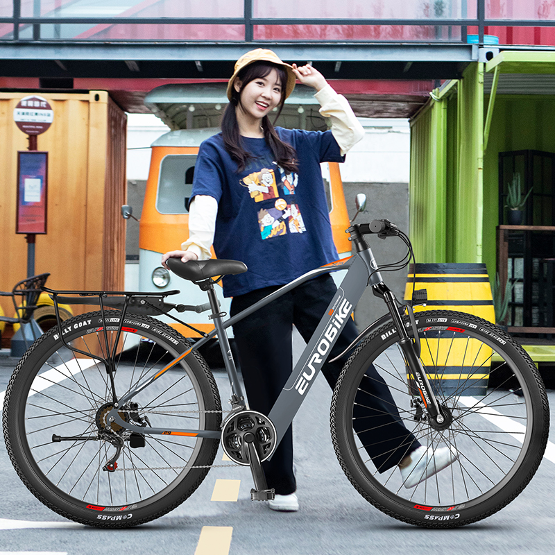 欧拜克电动自行车29寸48V锂电池碟刹400W男女越野电动山地车旅行-图3