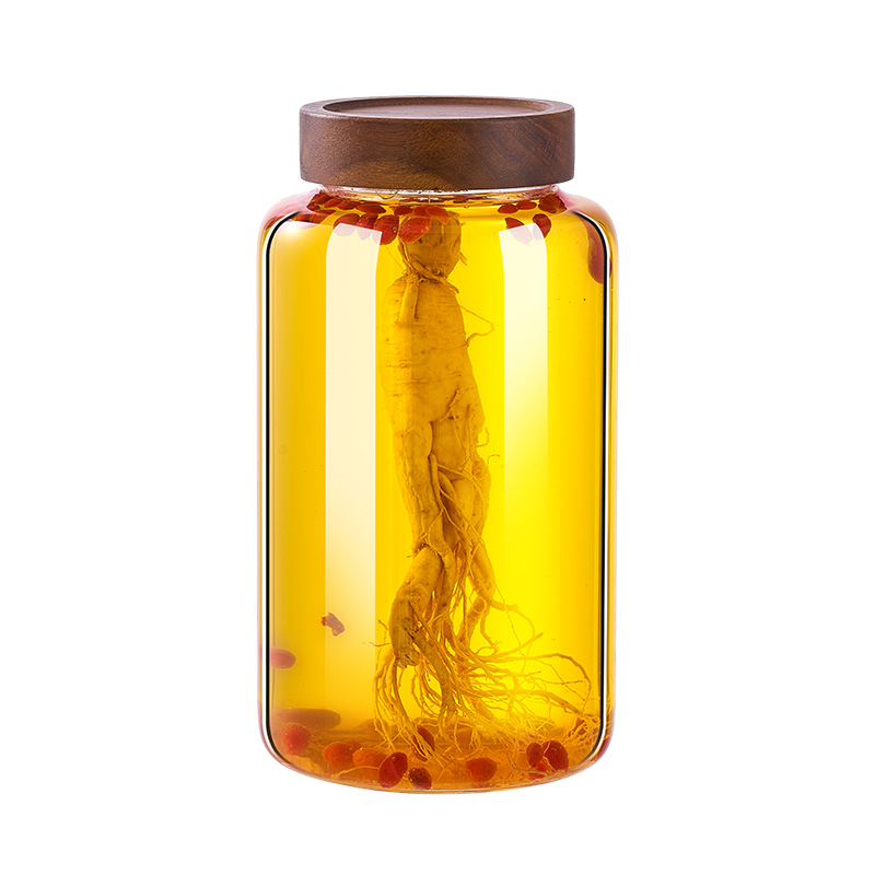 泡酒玻璃瓶专用酒瓶人参酒空瓶药酒罐果酒瓶装酒坛密封罐泡酒容器