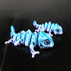 3D printed magnetic refrigerator magnet small chameleon lizard movable children's pet model birthday gift toy stall