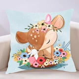 Подушка, мультяшная милая детская наволочка, «сделай сам», в цветочек