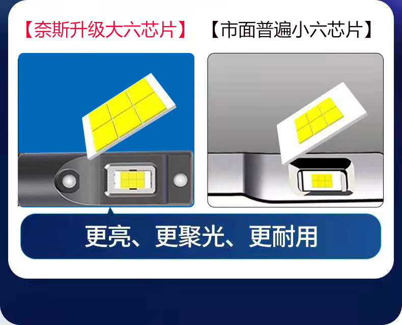 大功率超亮激光H1H7HB3H11LED大灯泡H4远近一体9012改装汽车灯 - 图0