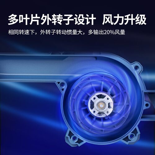 吹风机锂电无刷DCQF32D 20V4.0Ah单电大功率树叶吹尘机鼓风机 - 图1