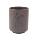 Purple clay tea cup master cup home lettering kung fu tea cup