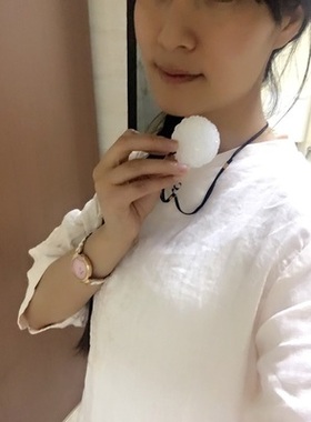 正品天然白玉龙凤呈祥如意玉吊坠