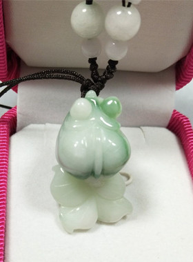 货翡翠金钱满堂年年有余送礼吊坠