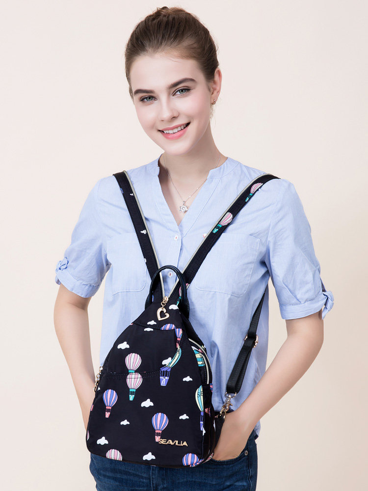 诗蔚2020新款牛津布旅游迷你双肩包 诗蔚箱包双肩背包