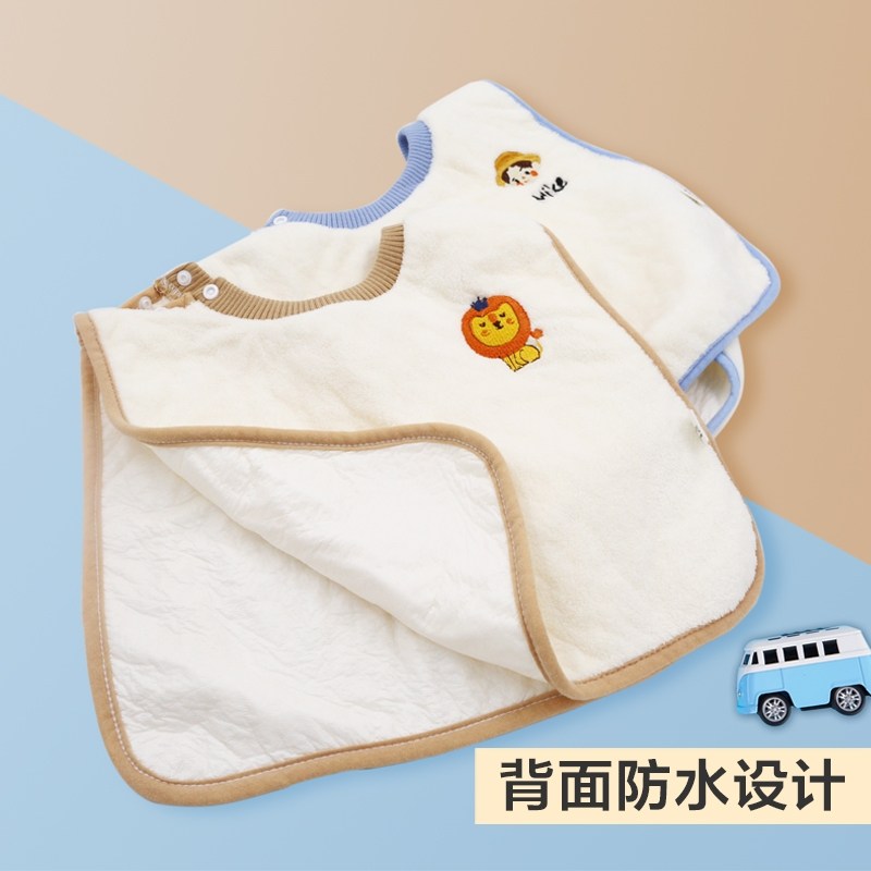儿童洗漱巾婴儿毛巾刷牙擦脸防水围嘴不湿衣漱口水巾宝宝洗脸围兜,淘宝优惠券,粉丝福利购,淘宝优惠卷