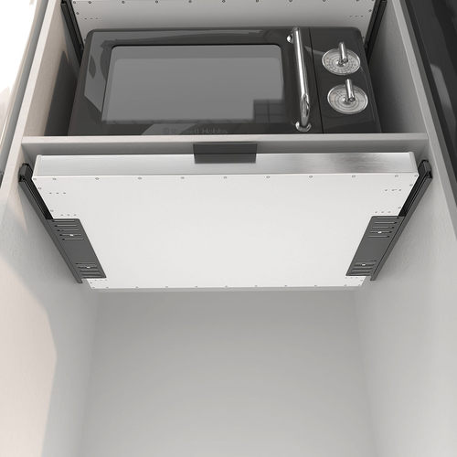 洗碗机顶部改造工具抽托盘带轨道抽中抽收纳储物盒四周不锈钢抽屉 - 图3