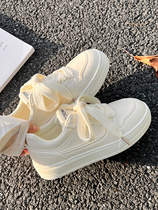 SZ Small White Shoes Woman Autumn Winter Plus Suede Women Shoes Cotton Shoes 2023 New Shoes ins Tide Small Crowdburst 100 Hitch Shoes