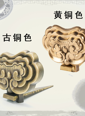 包邮中式仿古牌匾铜托明清古典