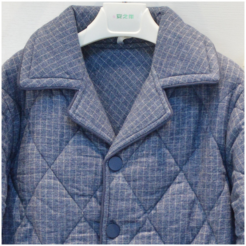 特惠款妮可雅男睡衣2024冬季新品纯棉梭织磨毛夹棉加厚保暖家居服,淘宝优惠券,粉丝福利购,淘宝优惠卷