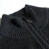 Baikal mùa thu và mùa đông dây kéo áo len cao cổ nam dày áo len mùa đông kinh doanh giản dị áo len cashmere - Áo len Cashmere thời trang nam Áo len Cashmere