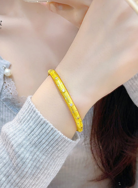 金店同款沙点钻拉丝八芒星