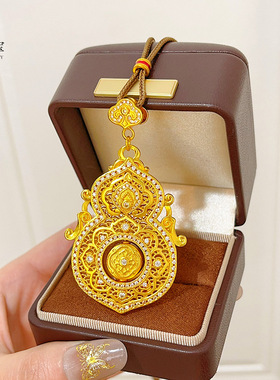 新中式古法沙金点钻刚杵葫