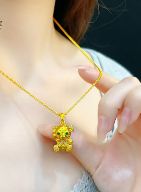 金店同款沙古法点钻蝴蝶结