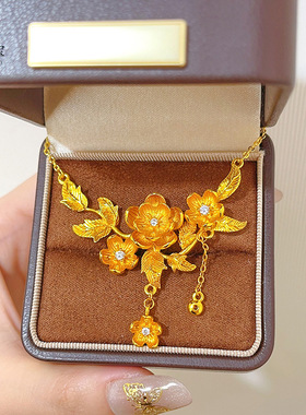 金店同款沙点钻石榴花流苏