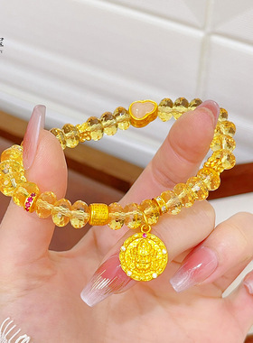 沙金999古法錾刻点钻黄财