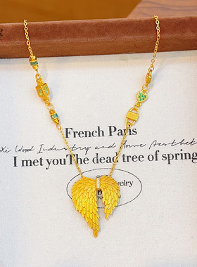 金店同款沙点钻拉丝天使之