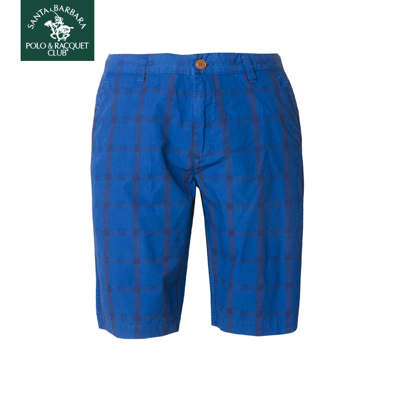 圣大保罗专柜品质2023夏季款休闲裤短裤沙滩裤全棉男裤子宽松深档