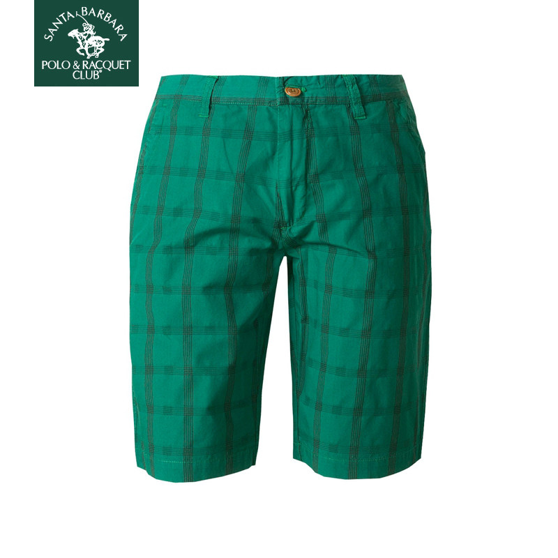 圣大保罗专柜品质2023夏季款休闲裤短裤沙滩裤全棉男裤子宽松深档